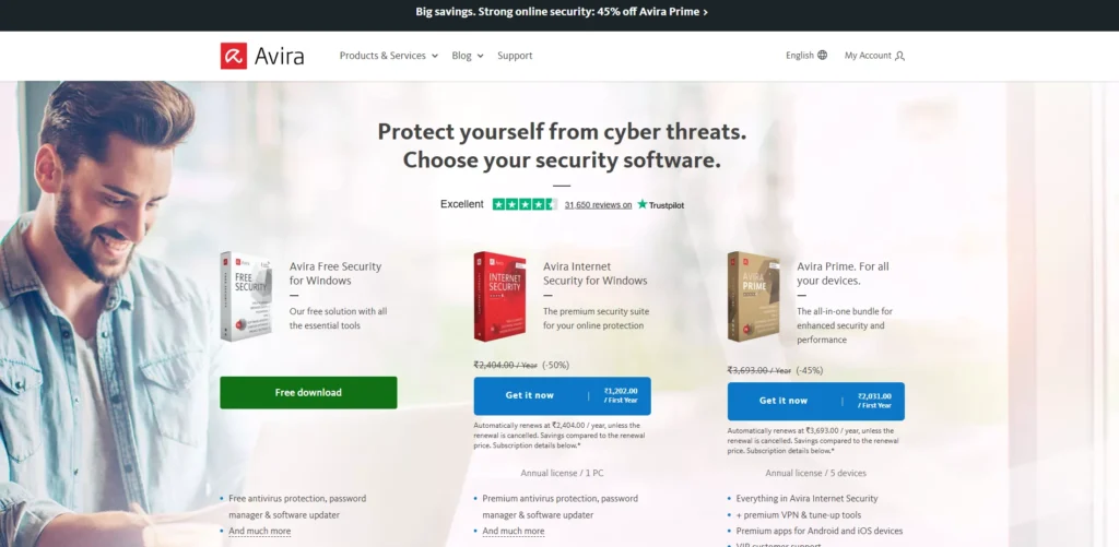Antivirus Software-Avira Prime