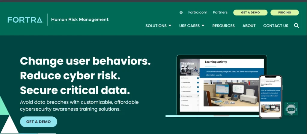 Terranova Security (Now Fortra) - Security Awareness Training Software