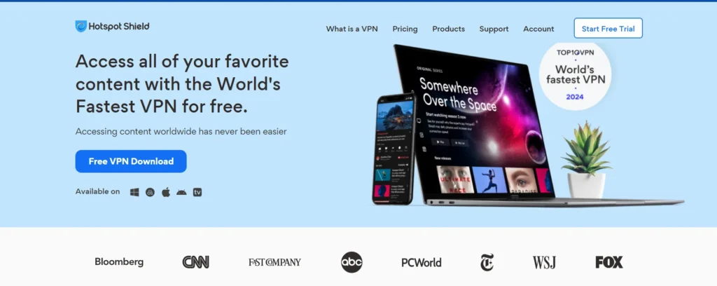 Hotspot Shield- Free VPN Services