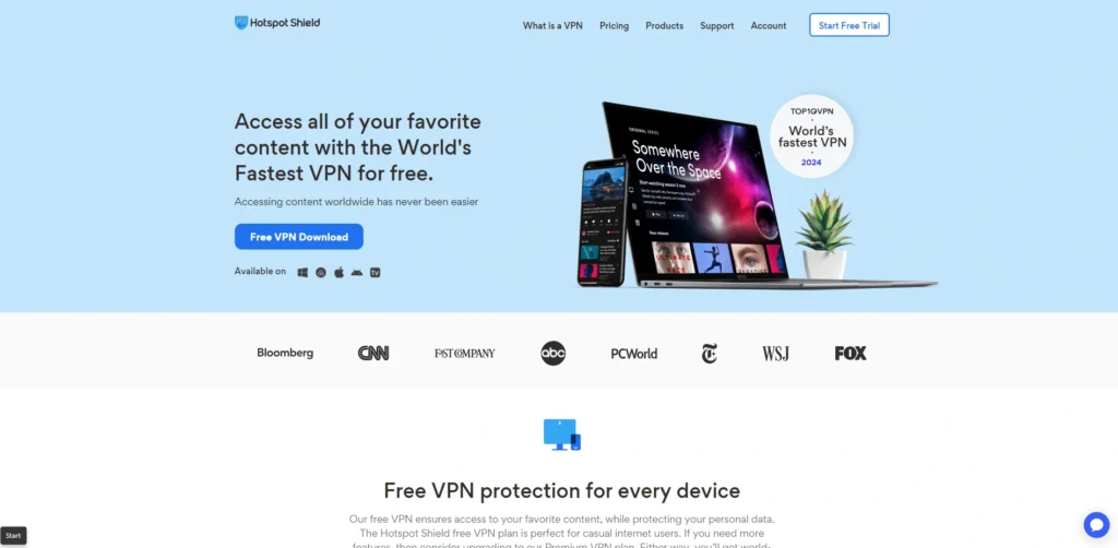 Free VPN for Disney-Hotspot Shield 