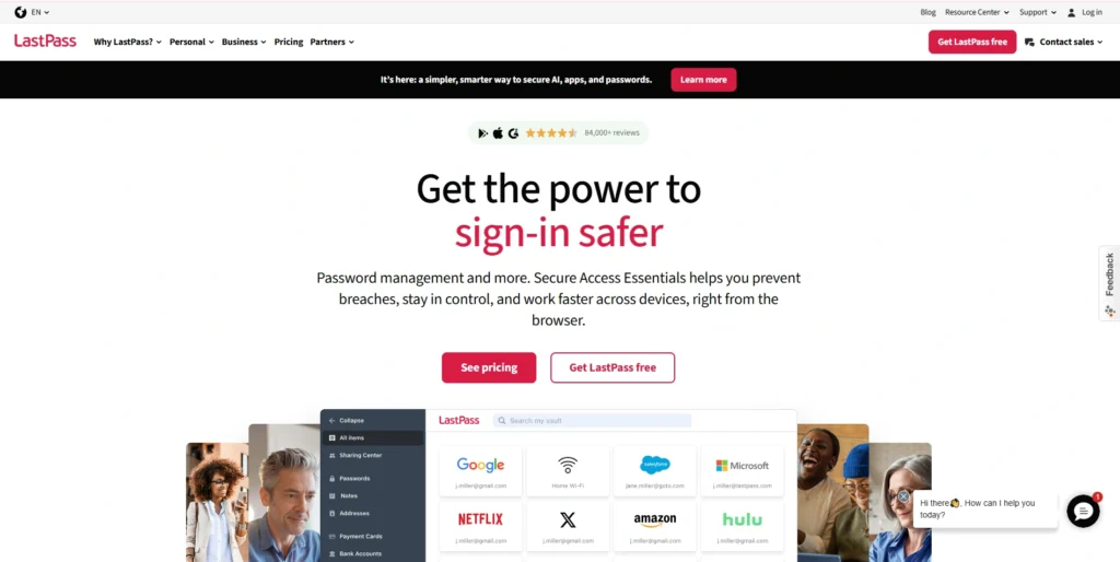 Password Manager-LastPass -Simple to Use yet History Problems.