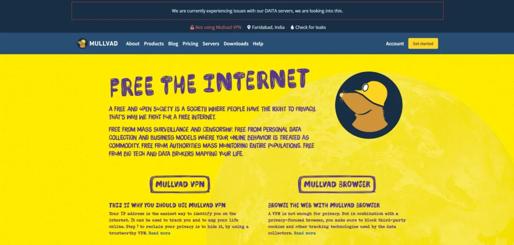 Mullvad VPN- VPN for India