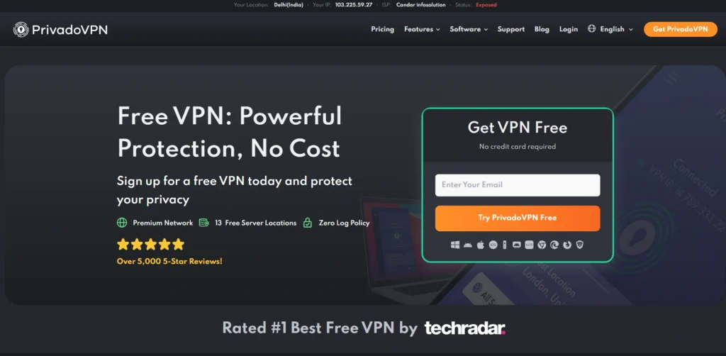 Free VPN for Disney-PrivadoVPN