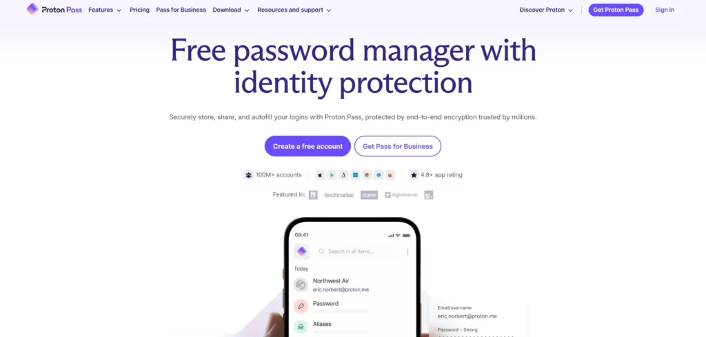 Proton Pass-Password Managers