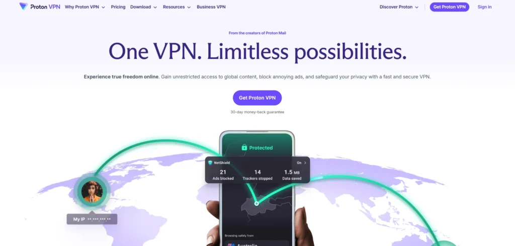 Proton VPN- VPN for India