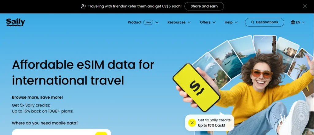 eSIM Provider-Saily