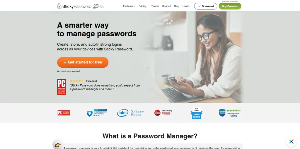Password Manager-Sticky Password -Sticky Password -Best Local storage