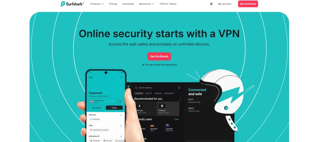 VPN for the USA - Surfshark