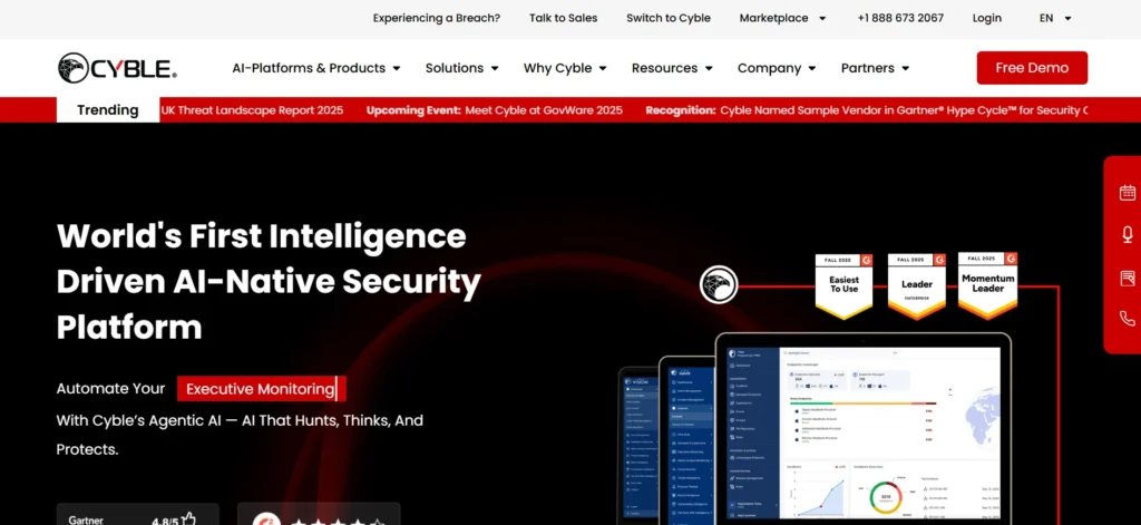 Cyble - Dark Web Monitoring Tool