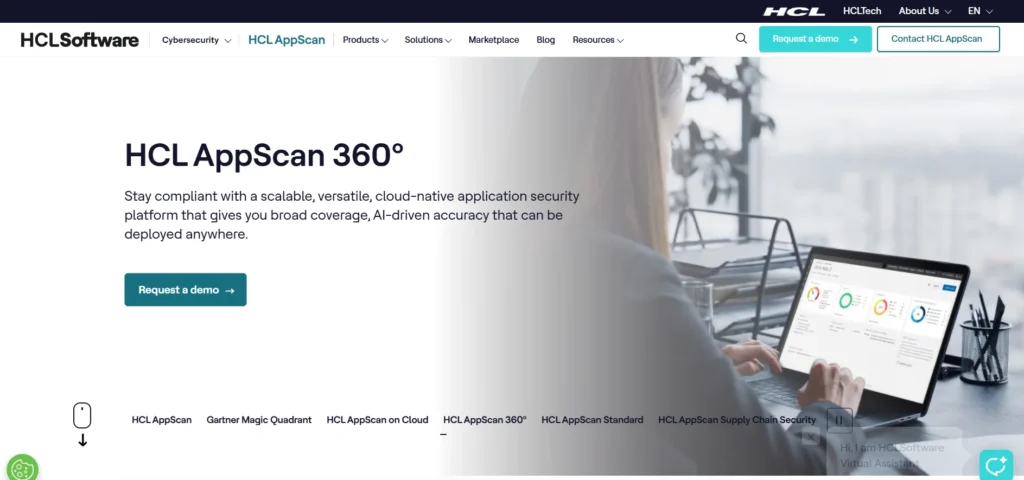 Website Vulnerability Scanner -HCL AppScan