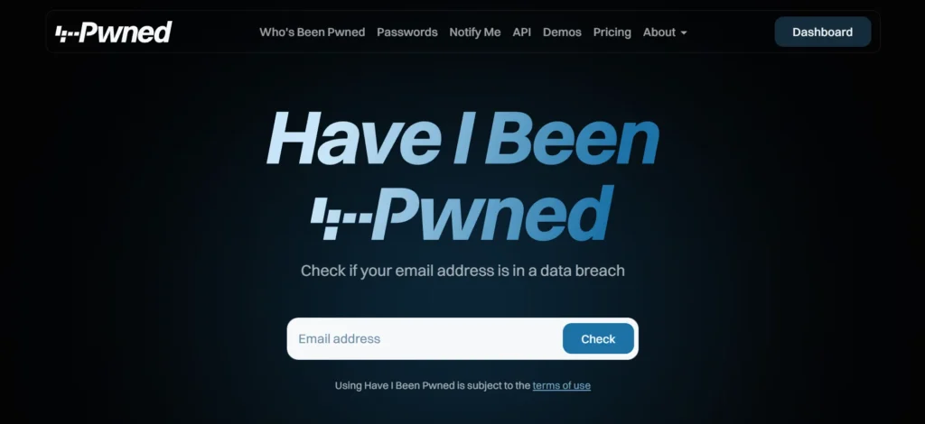 Have I Been Pwned? - Dark Web Monitoring Tool
