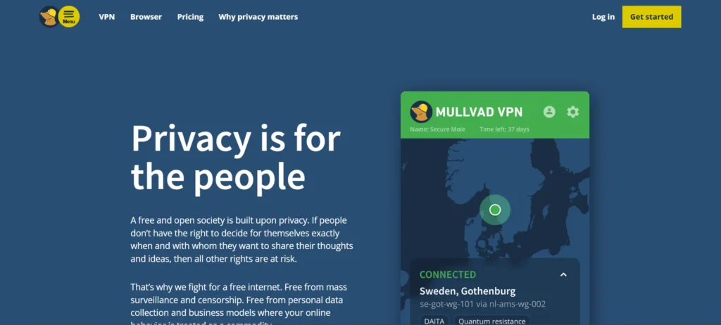 Discord VPN - Mullvad