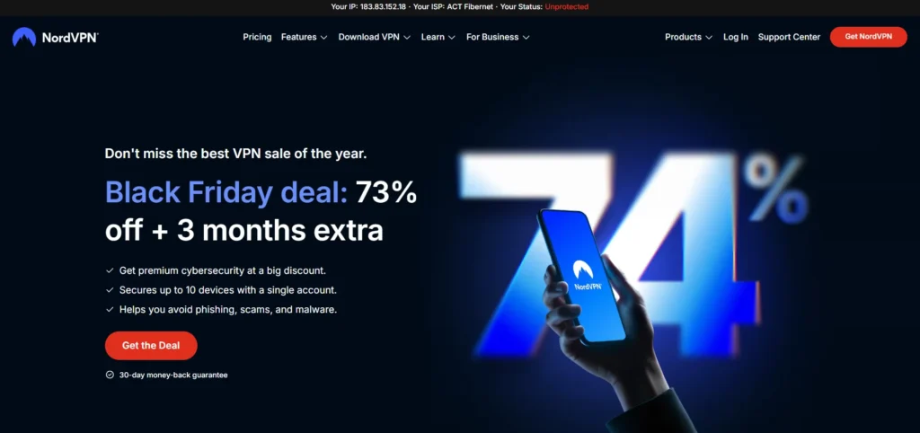 Discord VPN - NordVPN
