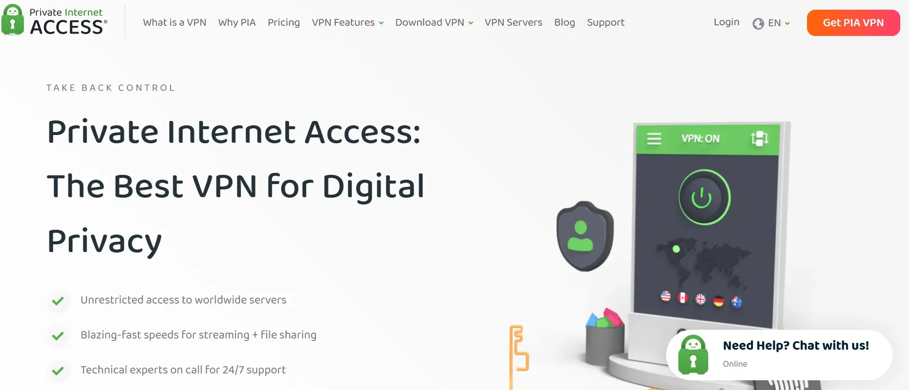 Private Internet Access - VPN for Gaming