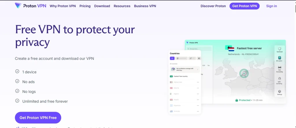 Proton VPN - VPN for Gaming
