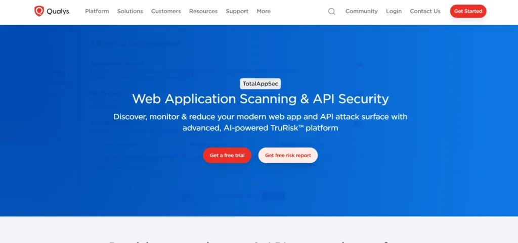 Website Vulnerability Scanner - Qualys Web Application Scanner
