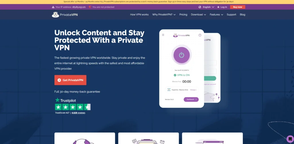 VPN for Chrome-PrivateVPN
