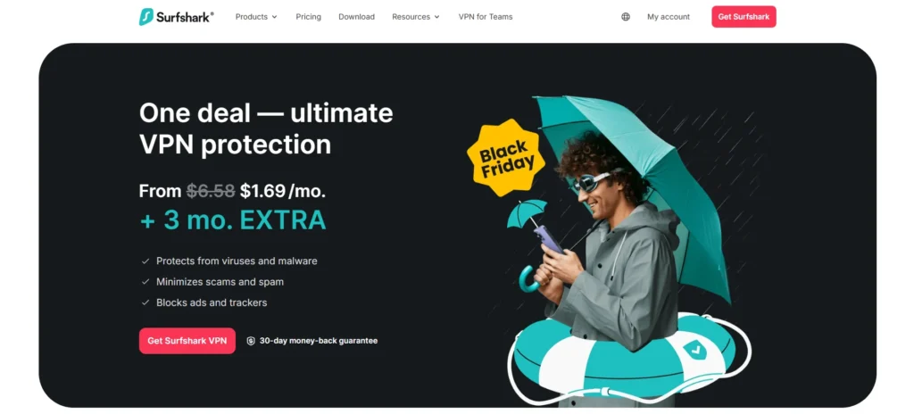 Discord VPN - Surfshark