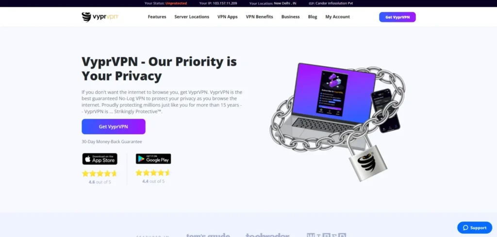 VPN for Android TV - VyprVPN