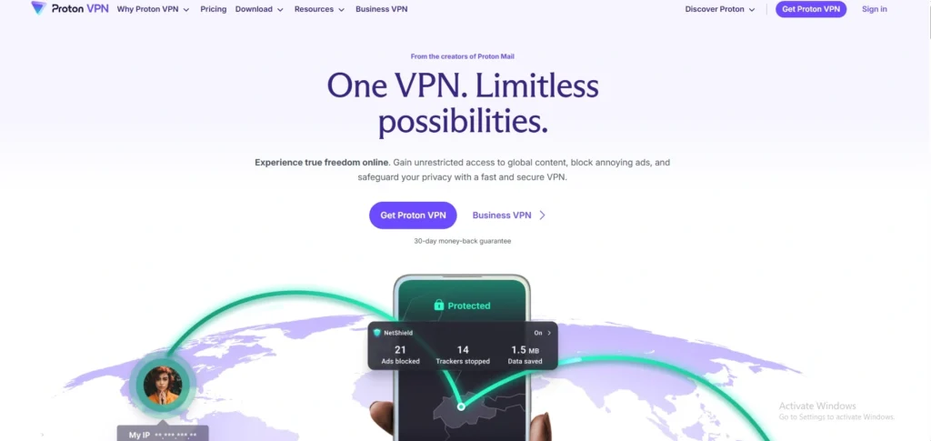 VPN for iOS-Prot⁠on‍ VPN