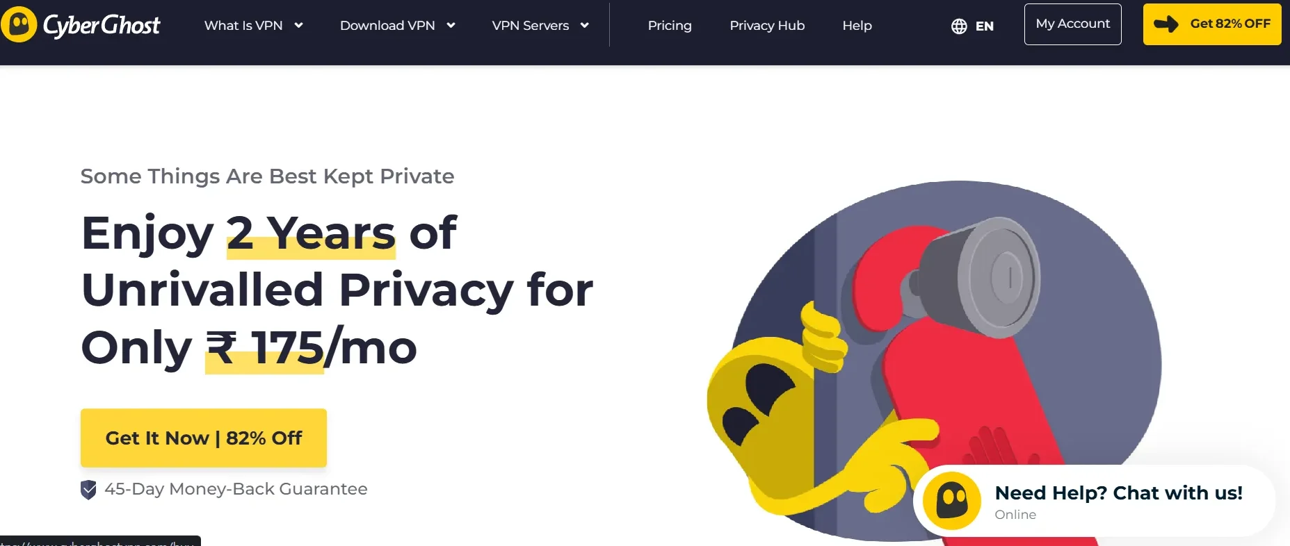 CyberGhost - Hola VPN Alternative