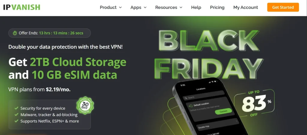  VPN for Netflix - IPVanish