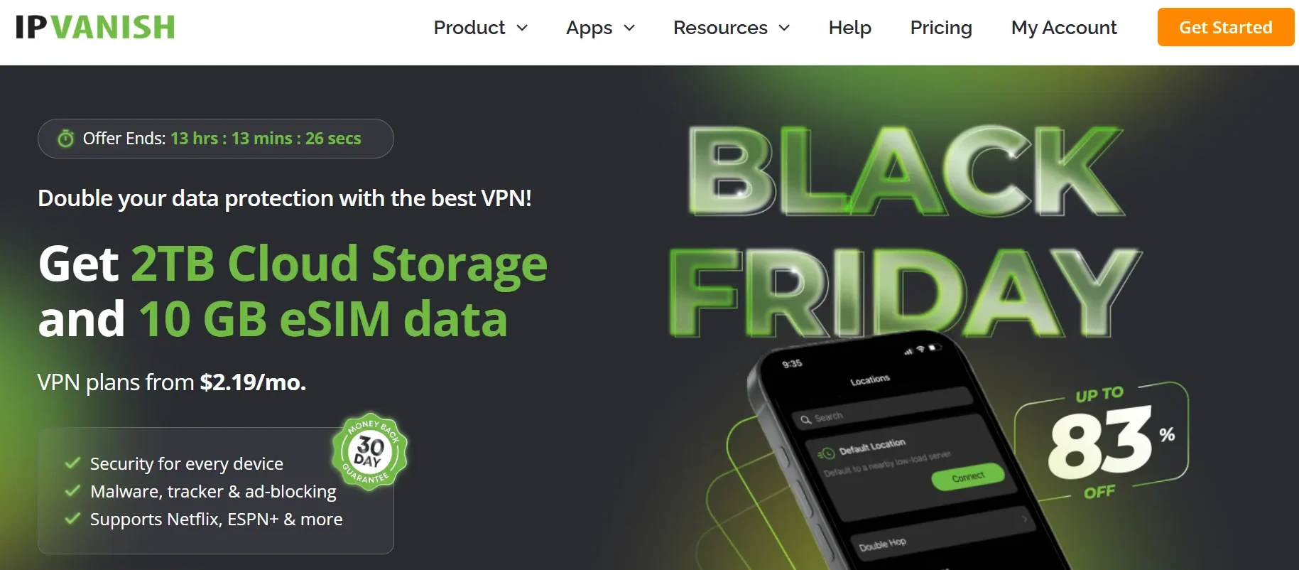 IPVanish   - Surfshark VPN Alternative