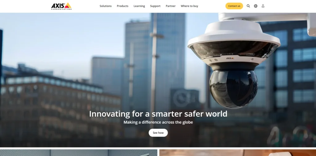 CCTV Camera Brand in India-Axis Communications