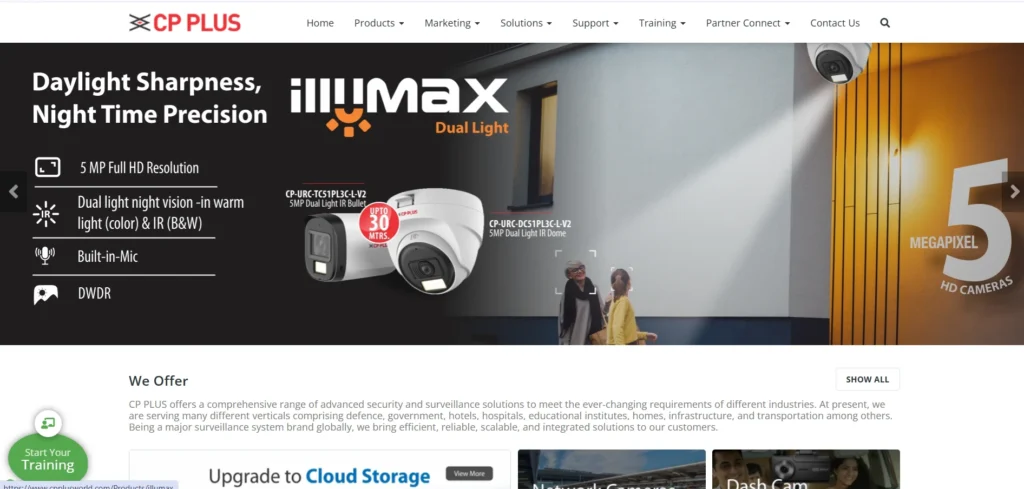 CCTV Camera Brand In India - CP Plus