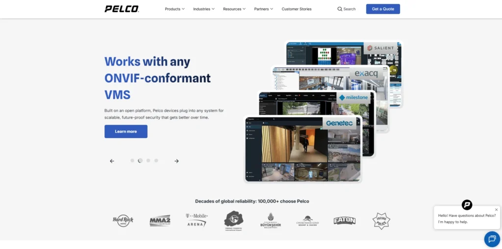 CCTV Camera Brand in India-Pelco