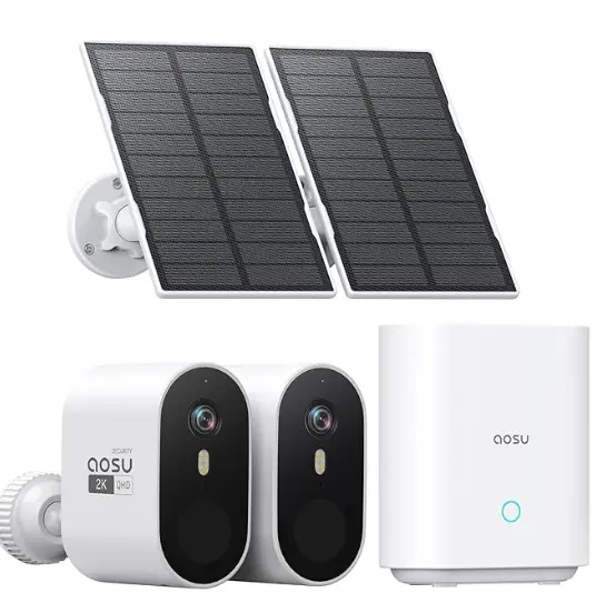 AOSU 2K Outdoor PTZ Security Camera - 360 Degree Outdoor Security Camera