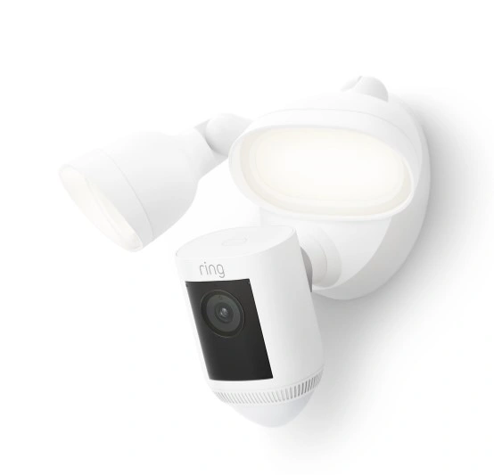 360 Degree Outdoor Security Camera-Rin‍g Floodlight Cam P⁠ro