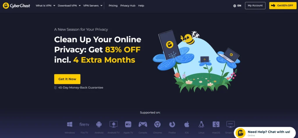 VPN for TikTok - CyberGhost