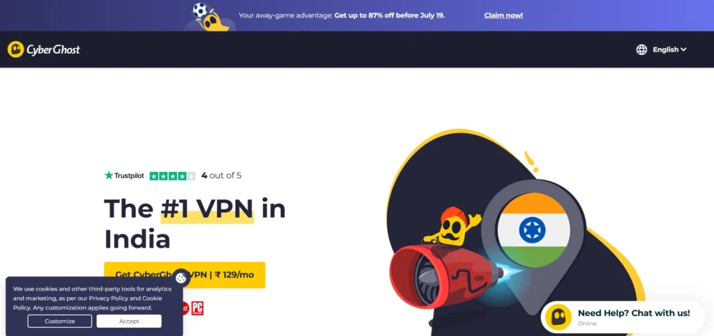 CyberGhost- VPN For France