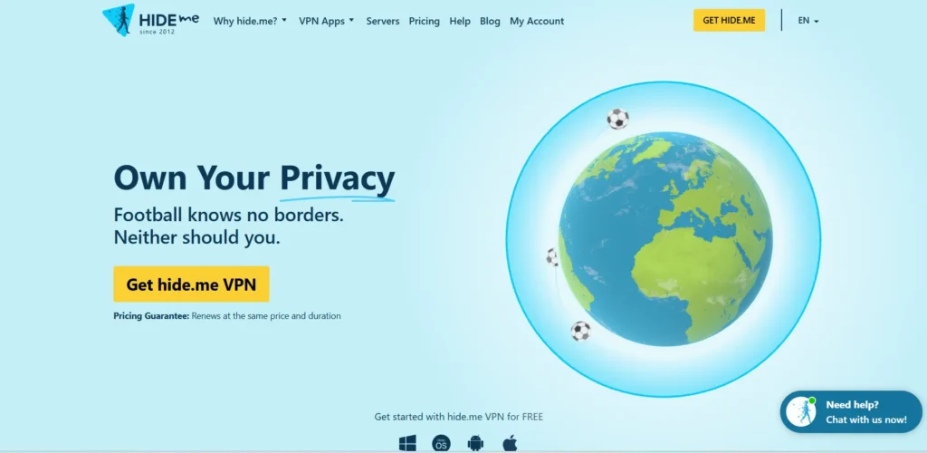 Hide.me- VPN For France