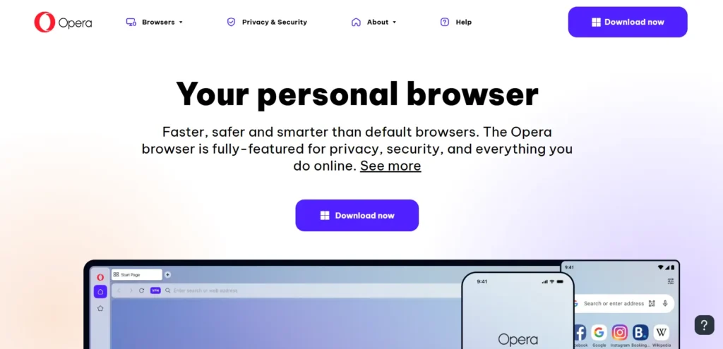 Opera VPN- VPN For France