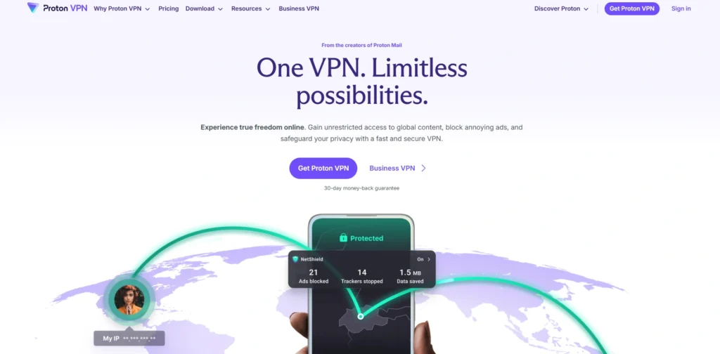 VPN for United Kingdom-Proton VPN