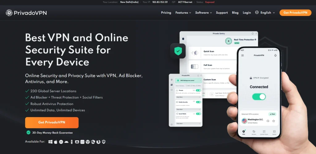 VPN for Mexico- PrivadoVPN