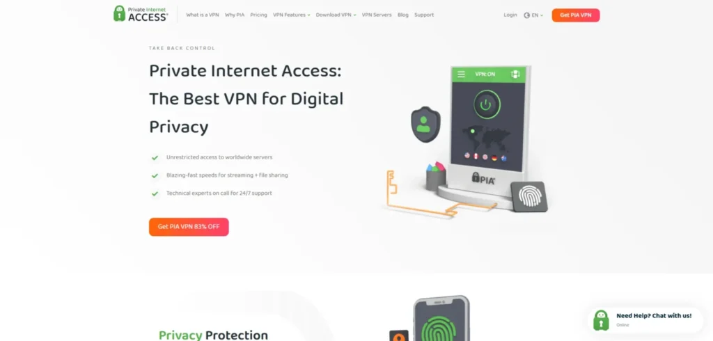 VPN for United Kingdom-Private Internet Access