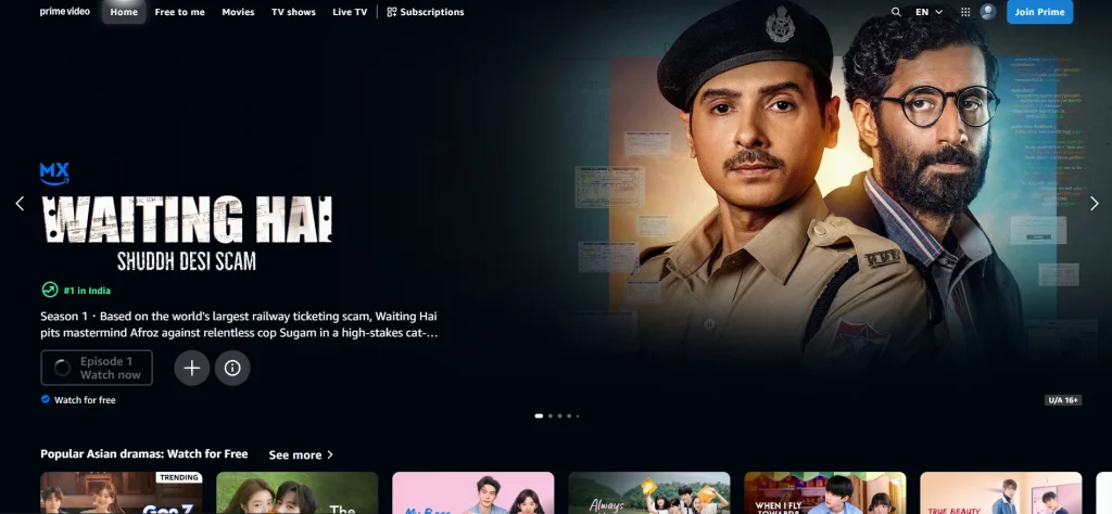 PikaShow Alternative- Amazon Prime Video