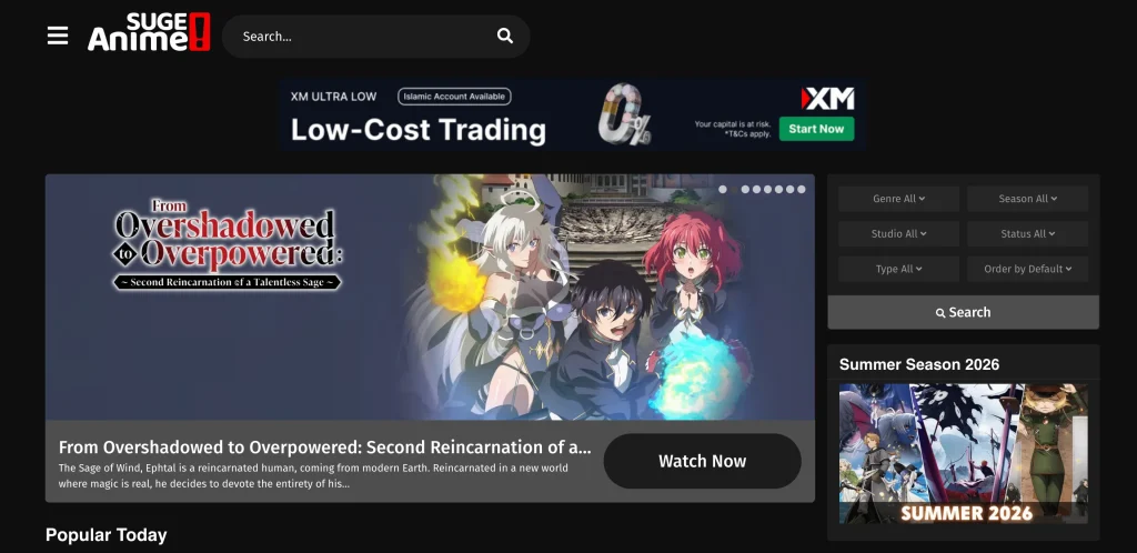 Aniwatch alternatives - Anim⁠eSuge‌