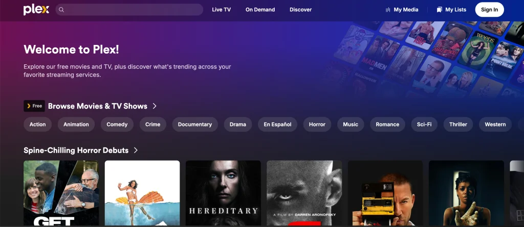 Braflix alternative - Plex