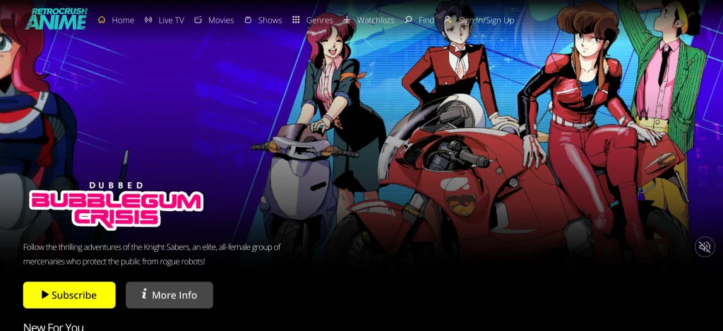 aniwatch alternative - RetroCrush