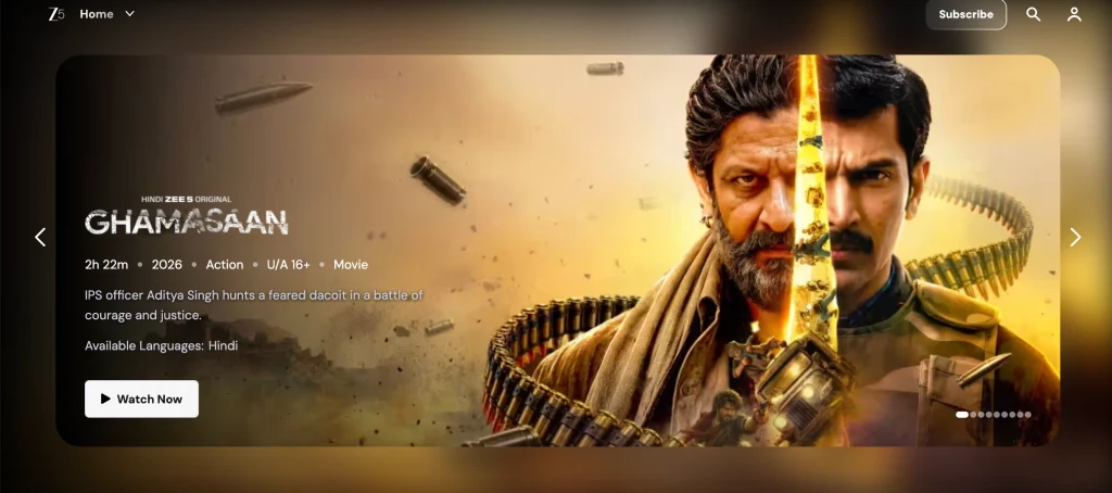 Braflix alternative - ZEE5