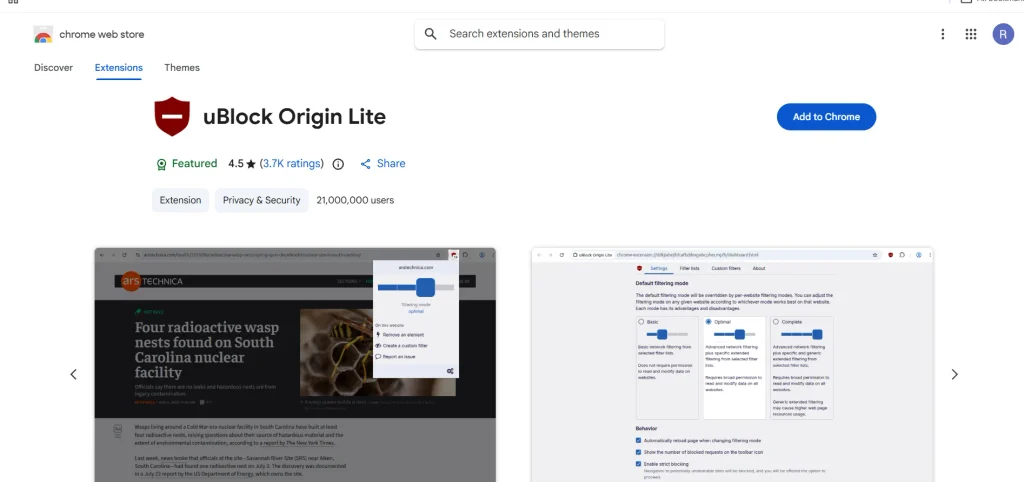 Ad Blocker For Twitch-uBlock Origin Lite