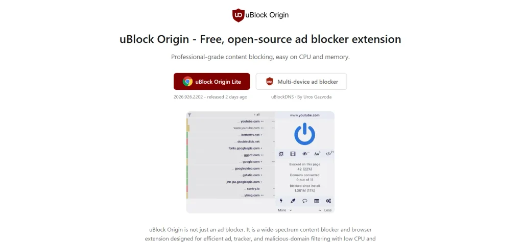 Ad Blocker For Twitch-uBlock Origin